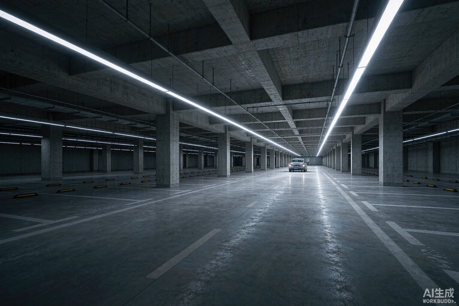 Underground parking smart lighting
